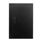 Wall Safe, 3-Tier Hidden Wall Safe with Fingerprint, Password, Key & Turning Knob, Q235 Cold-Rolled Steel In-Wall Box with Ad