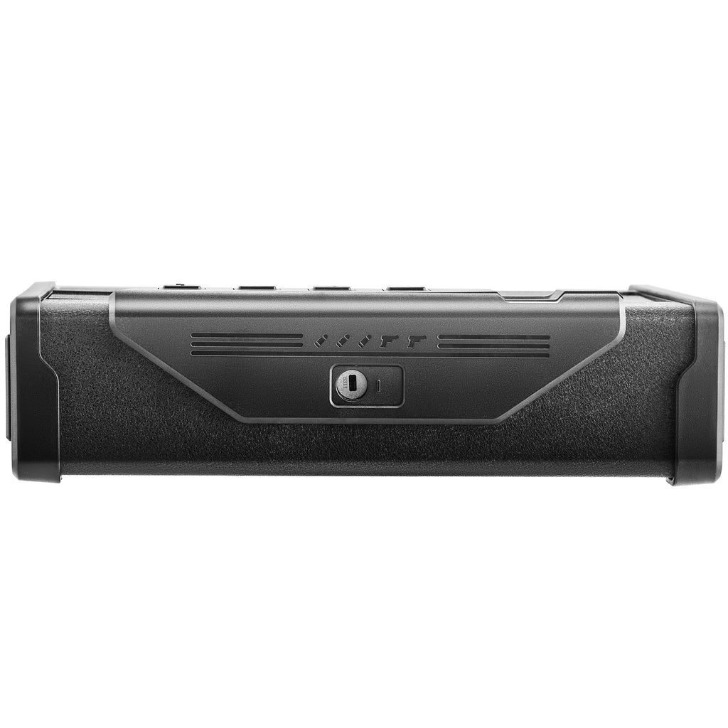 Gun Safe for Pistols, Biometric Gun Safe with Three Quick Access Ways of Fingerprints, Passwords and Keys, Handgun Safe for 2