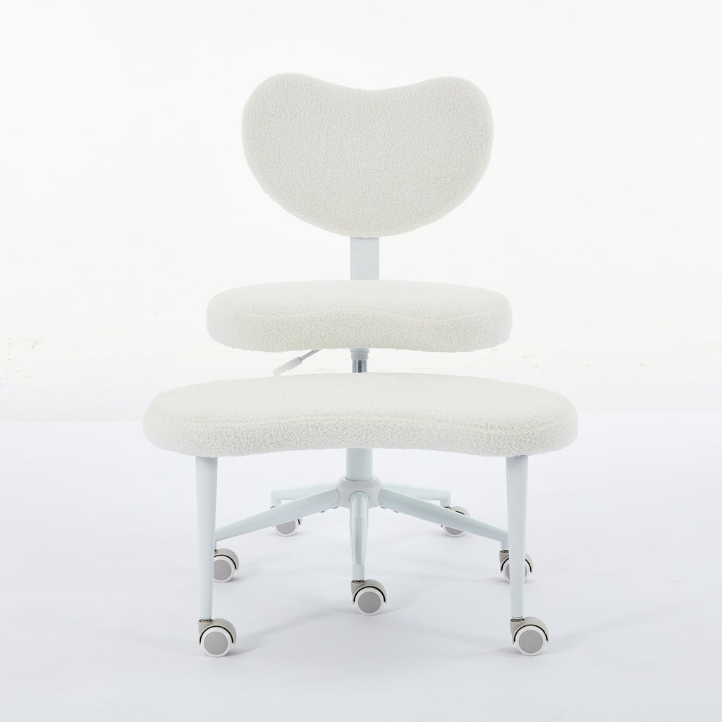 Meditation Chair Plus, Cross Legged Chair with Wheels, ADHD Chair, Criss Cross Desk Chair with Lumbar Support and Adjustable 