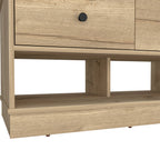 Tulip Storage Bench, Two Drawers, Two Shelves - Grand Goldman Shop
