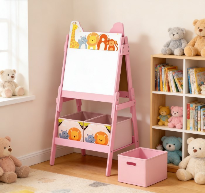 Kids Art Easel,Doubel-Sided Easel | Premium Home Decor - Grand Goldman