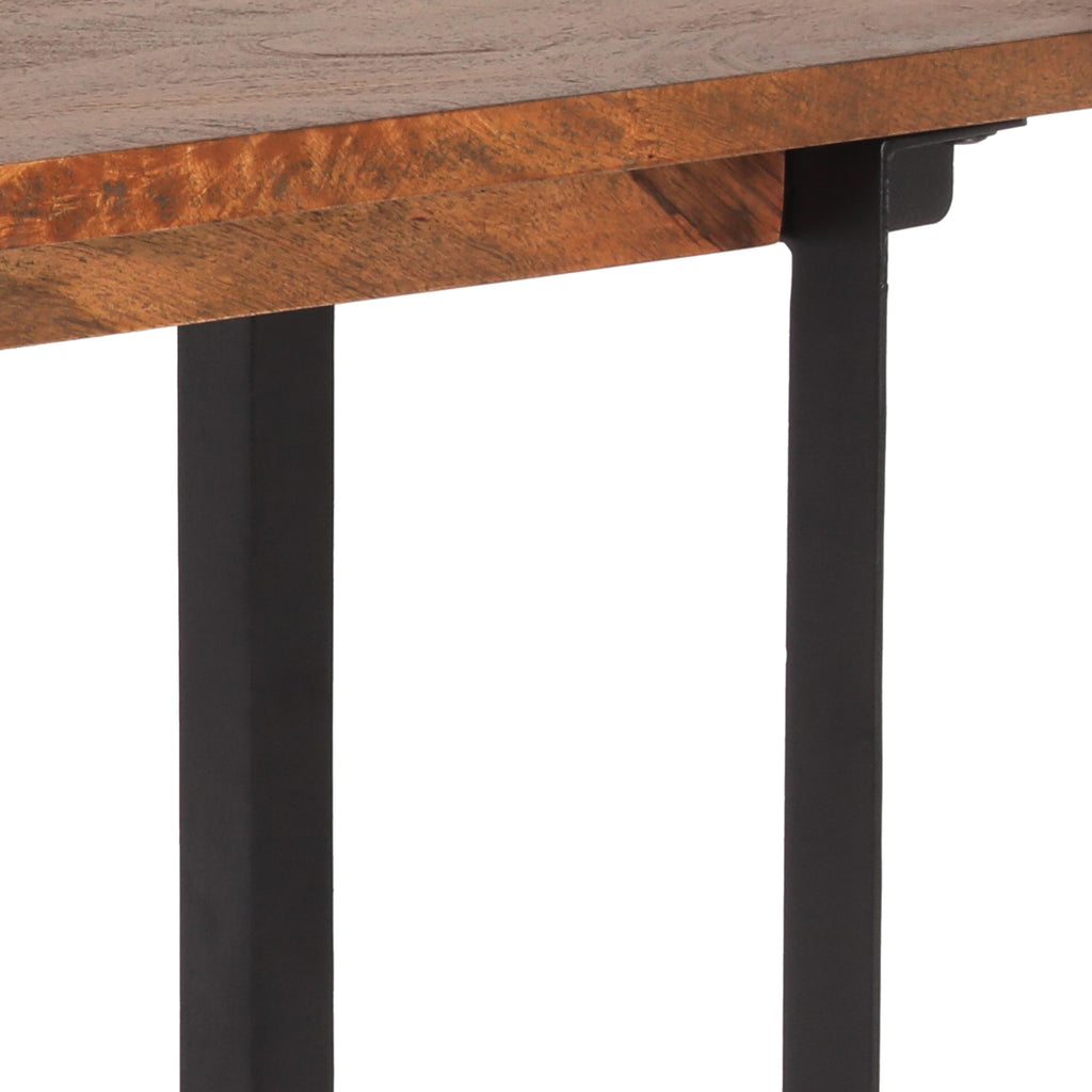 Indoor Carlisle Benches, Black + Country Brown - Grand Goldman Shop