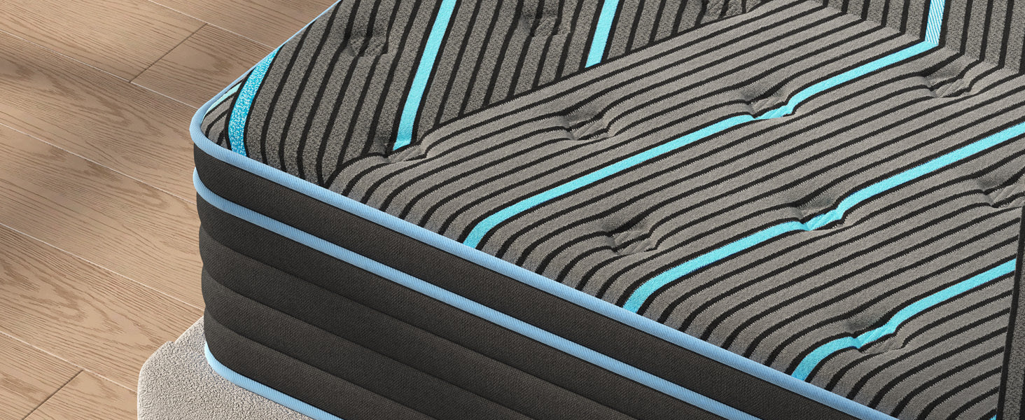 King Size Mattress,10 Inch Hybrid Mattress, Individually Pocketed Innerspring, Medium Firm - Grand Goldman Shop