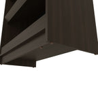 FM FURNITURE Oatman Shoe Rack with Open Storage, Wengue - Grand Goldman Shop
