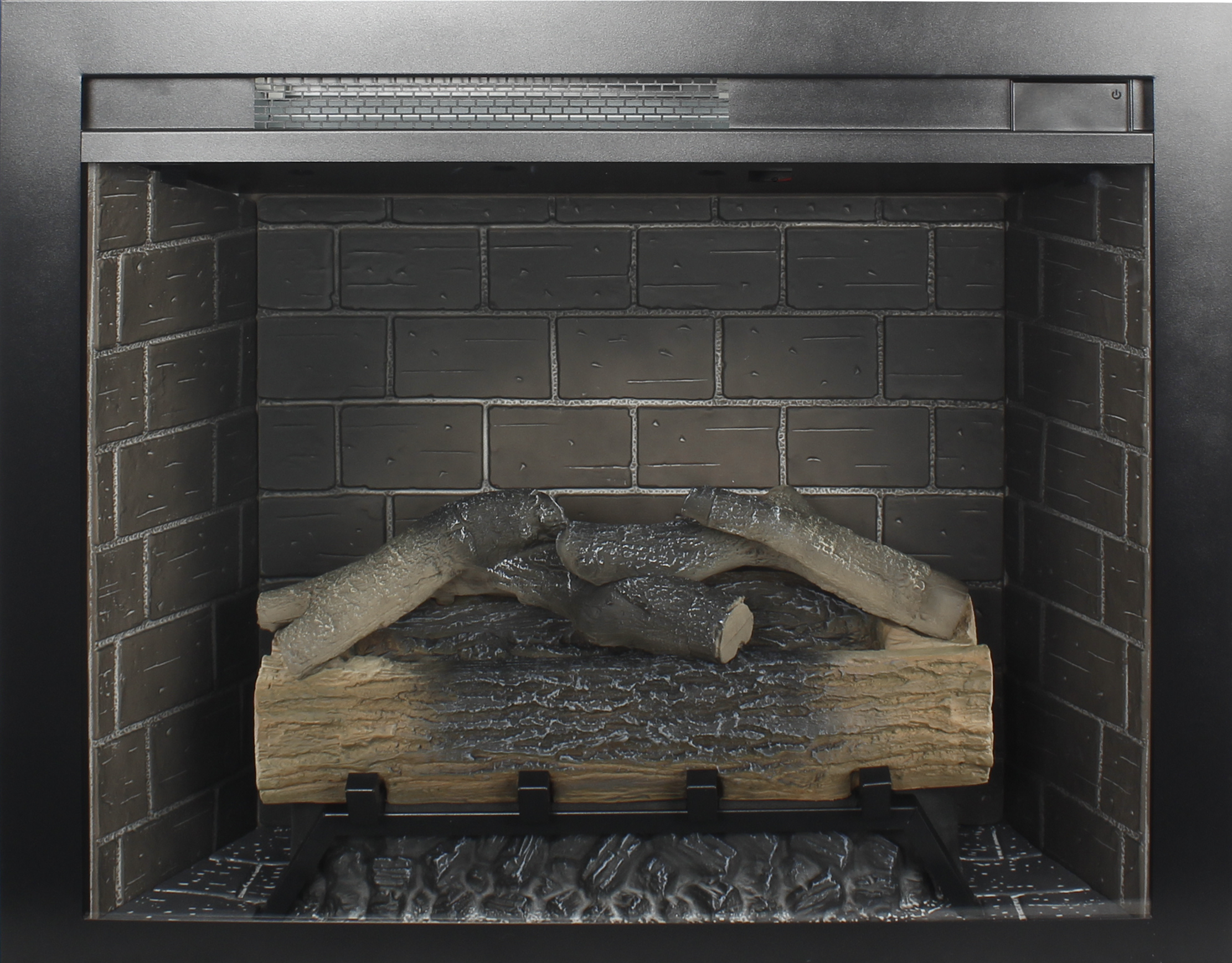 28 inch Infrared Electric Fireplace Insert, Touch Panel Home Decor Heater, Smokeless Firebox With fixed Trim Kit.With Crackling Sound - Grand Goldman Shop