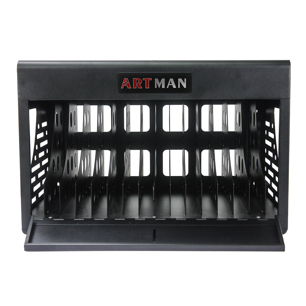 16 Bay Charging Cabinet for Laptop, Chromebook, Locking Charging Station-Black - Grand Goldman