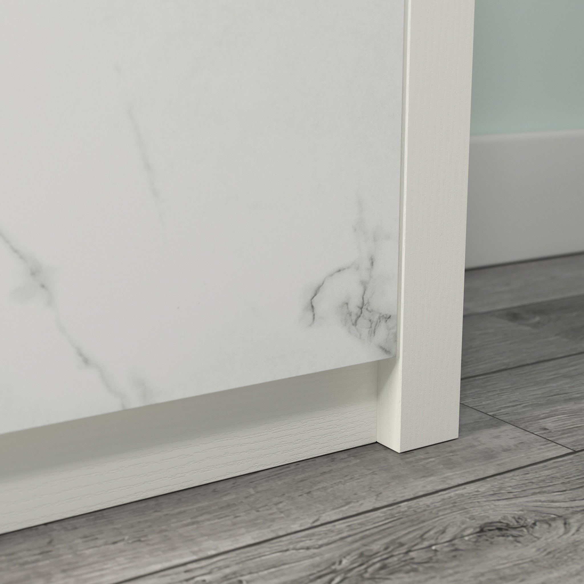 Lateral File with Cubbyhole Storage, White finish - Grand Goldman