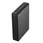 Gun Safe, Slider Handgun Gun Safe with Fingerprint/Password/Key, 3-Way Quick Access Firearm Case Box with Lighting for 1 Pist