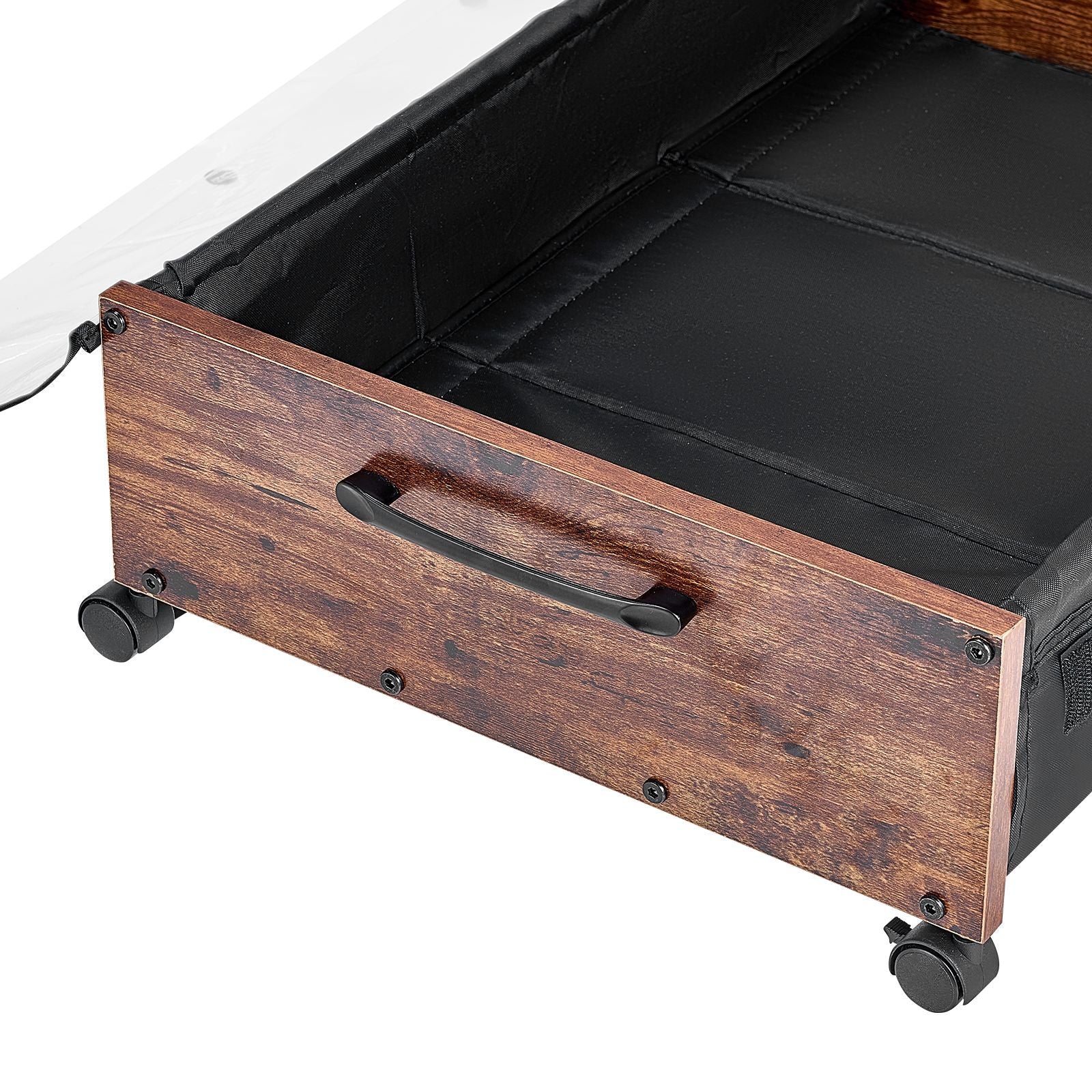 Under Bed Storage with Wheels 25.6x18.1x7.1 Inch Rolling Storage Bags 2 Pack - Grand Goldman Shop