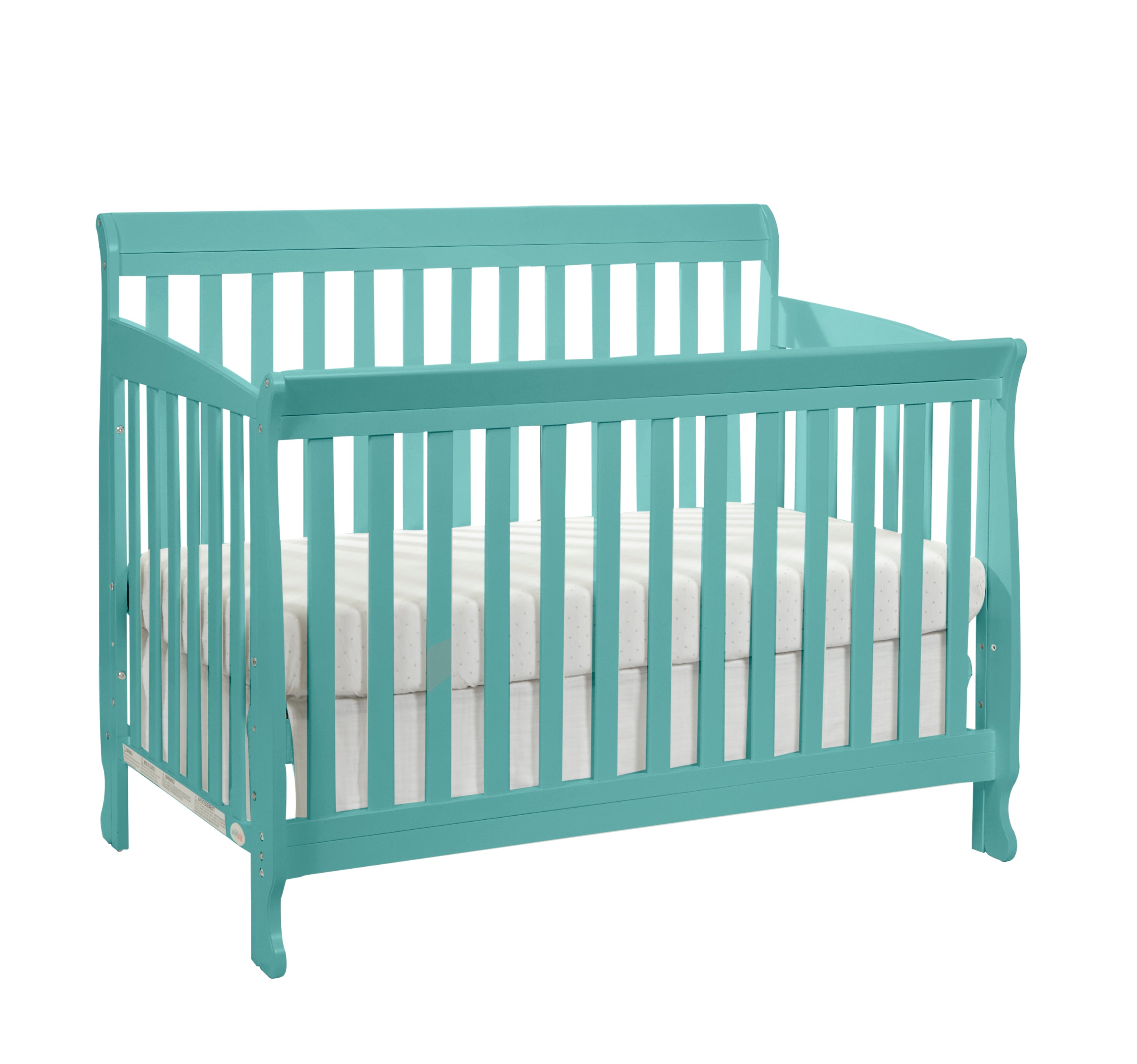 Riley 4-in-1 Convertible Crib Turquoise - Grand Goldman