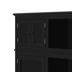 3-in-1 Hall Tree with Overhead Storage Cabinet, 3 Adjustable Side Shelves, 4 Heavy-Duty Hooks, 2 Spacious Drawers, Grooved Back Panel Design, Contrasting Seat Bench, Multifunctional Entryway Organizer - Grand Goldman Shop