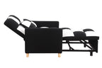 Convertible Sleeper Sofa Chair Bed, Adjustable Chair with Pillow, Multi-Functional Sleeper Chair with Soft Teddy Fabric for Living Room, Dorm, Apartment, Bedroom or Office - Grand Goldman Shop