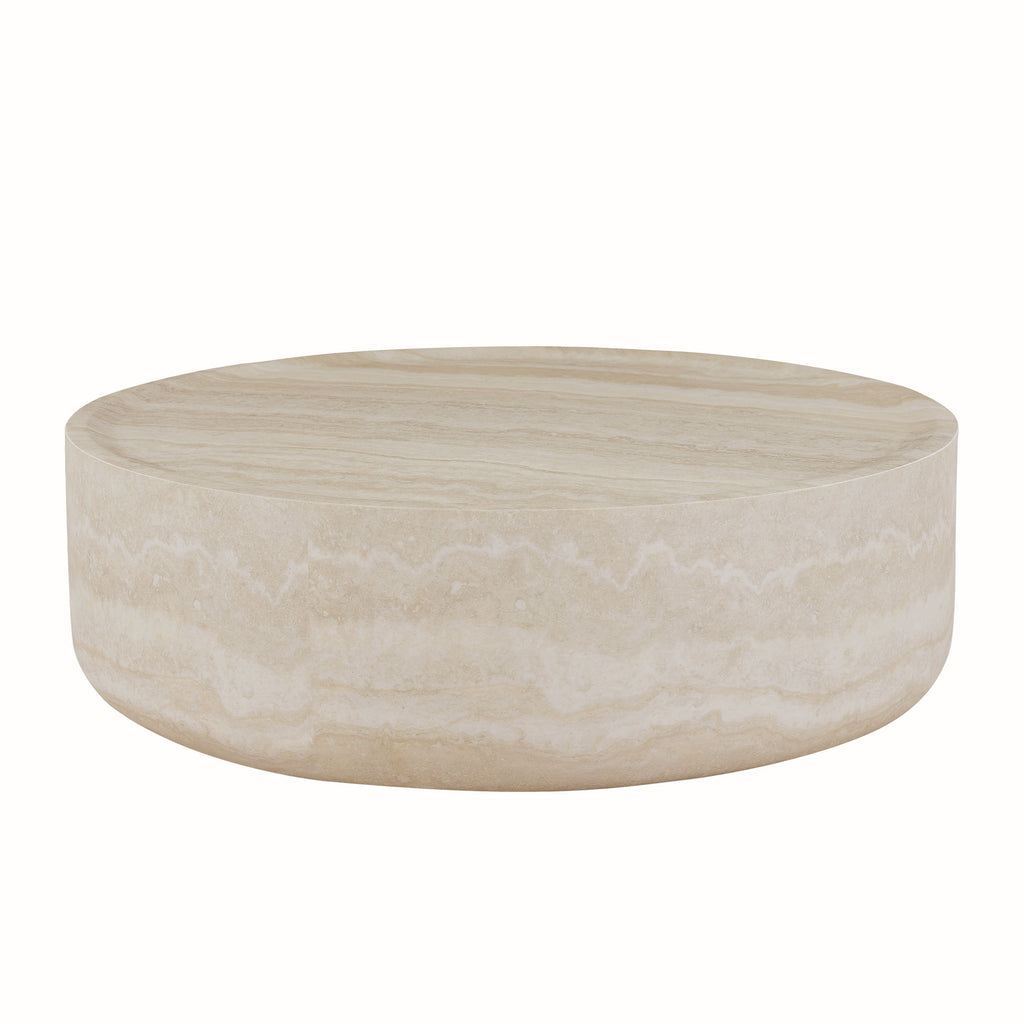 31.49''  Faux MARS Pattern Coffee Tables for Living Room Round Tea table for Living Room, No Need Assembly. - Grand Goldman Shop