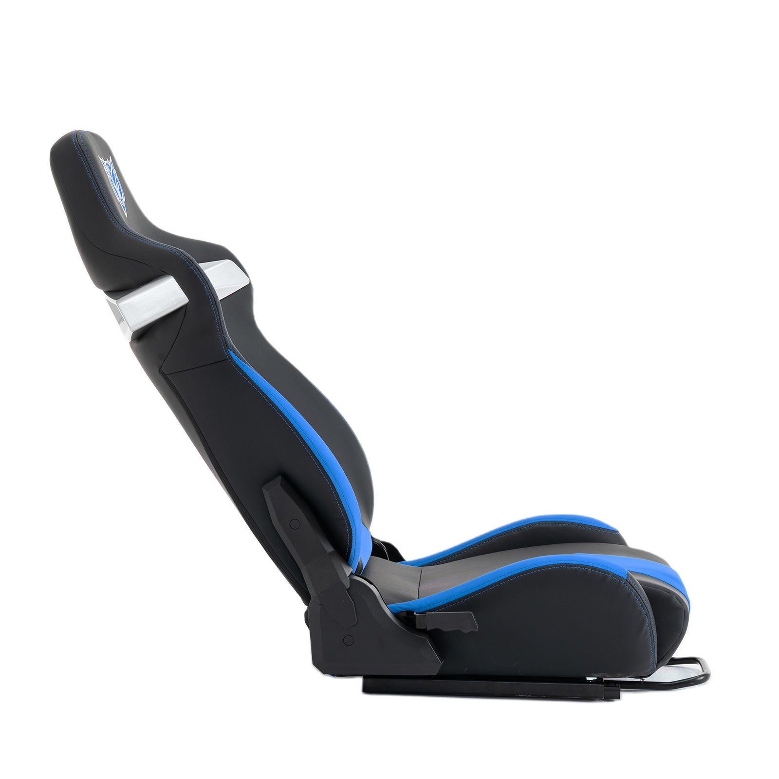 Universal PVC Bucket Style Reclinable Sport PU Leather Simulator Racing Seat with Adjustable Lock Slide - Grand Goldman