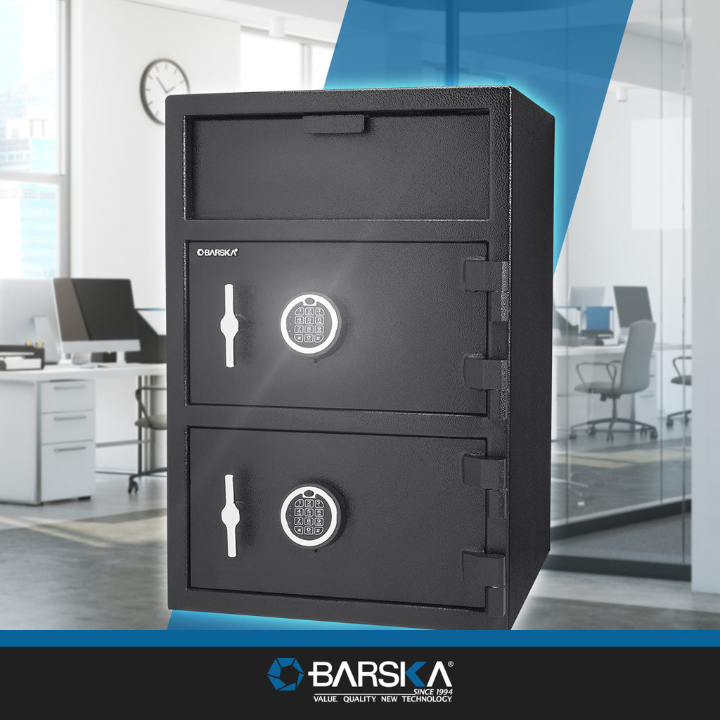 Digital Keypad Two Lock Depository Safe 1 6 2 Cubic Ft | Premium Home Decor - Grand Goldman