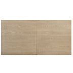 Contemporary 69 Inches Dining Table with U-Shaped Trestle Base in Light Ash Solid Wood and MDF - Grand Goldman Shop