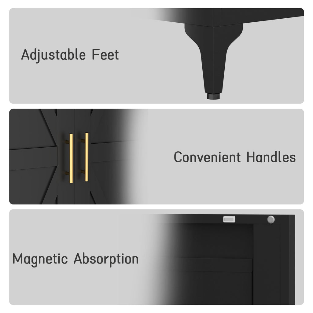 Metal Adjustable 2 Doors Metal Storage Cabinet Kitchen Pantry Cabinet With Adjustable Shelves all Steel Cabinet Locker For Ki