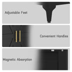 Metal Adjustable 2 Doors Metal Storage Cabinet Kitchen Pantry Cabinet With Adjustable Shelves all Steel Cabinet Locker For Ki