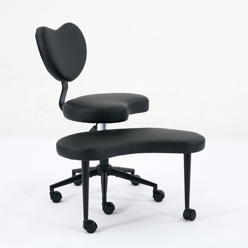 Meditation Chair Plus, Cross Legged Chair with Wheels, ADHD Chair, Criss Cross Desk Chair with Lumbar Support and Adjustable 