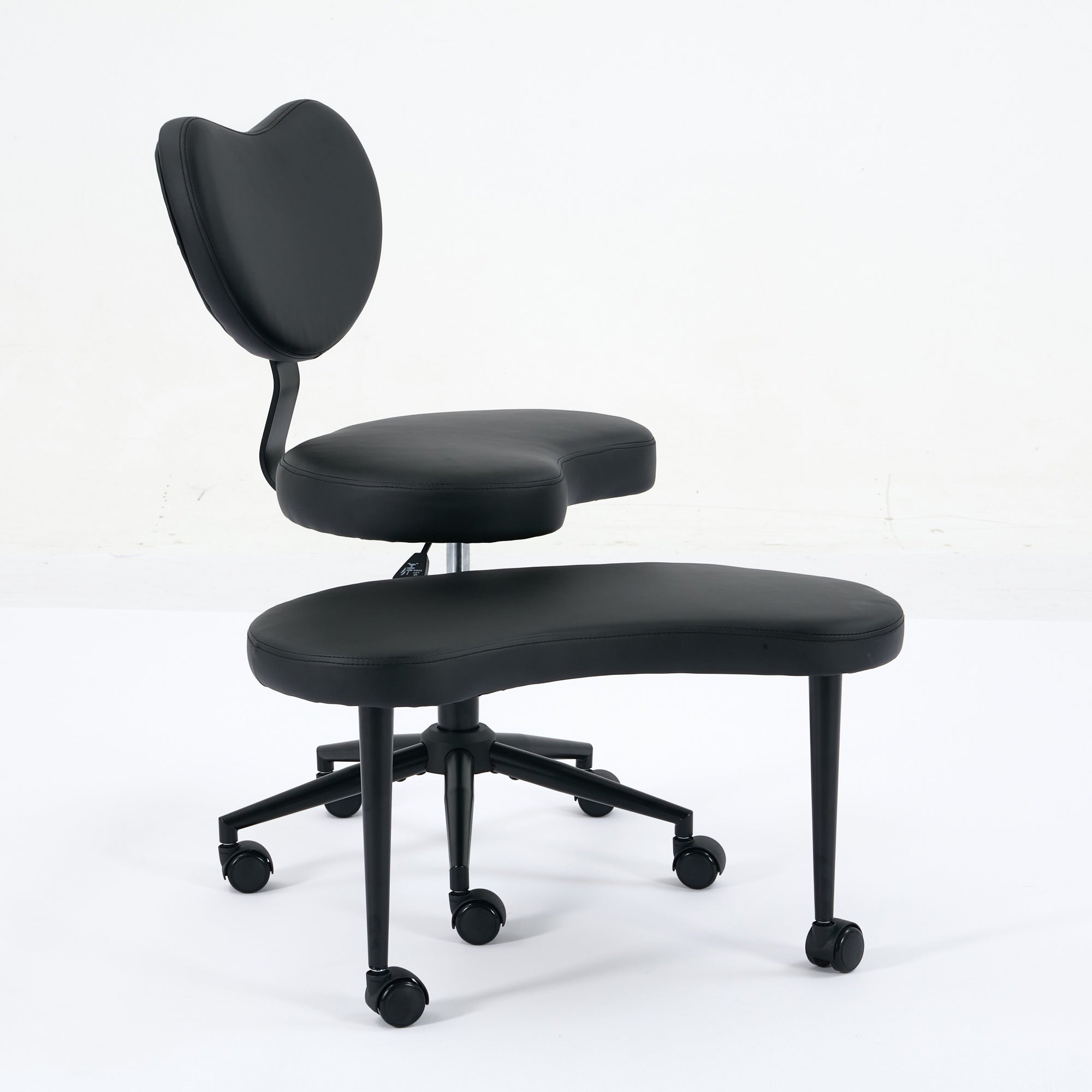 Meditation Chair Plus, Cross Legged Chair with Wheels, ADHD Chair, Criss Cross Desk Chair with Lumbar Support and Adjustable 