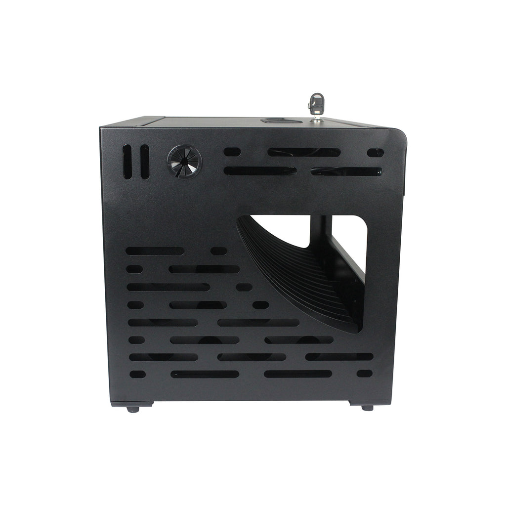 Stylish 16 Bay Charging Cabinet for Laptop, Chromebook, Locking Charging Station-Black - Available at Grand Goldman