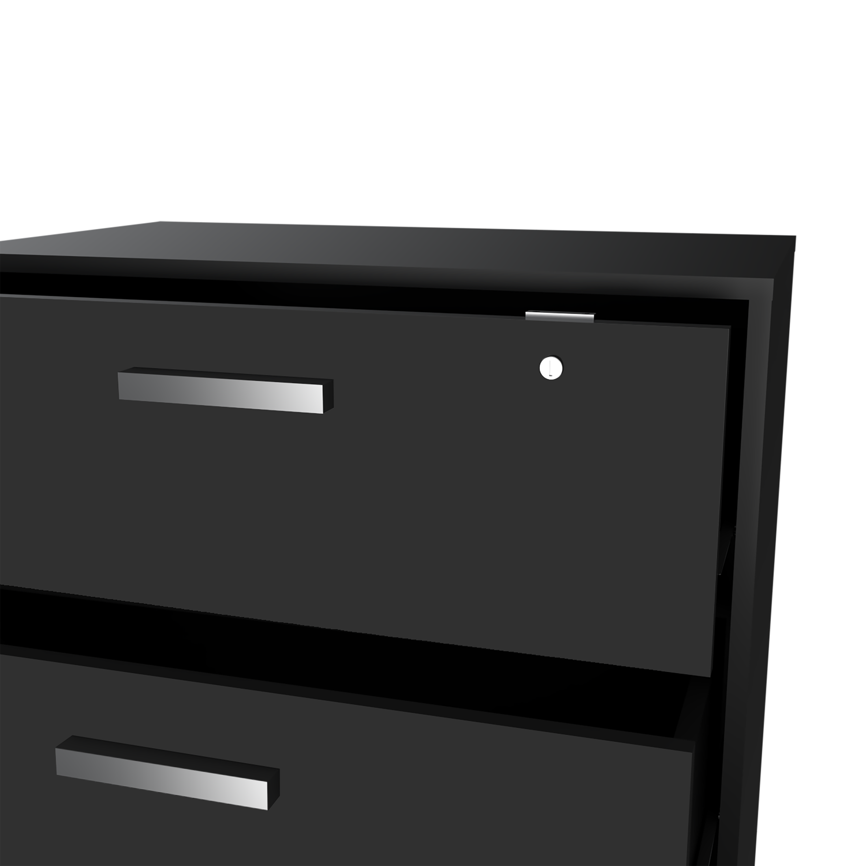 3 Drawers Storage Cabinet with Casters Lions Office, Black Wengue Finish | Premium Home Decor - Grand Goldman