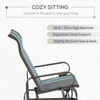 Gliding Chair Gliding Lounger Chair, Single Rocker - Grand Goldman Shop
