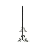 Minimalist Single Panel Iron Fireplace Screen with Diamond Design in Black - Grand Goldman Shop