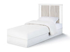 Connelly Mini Crib With Mattress Pad White/Rockport Gray - Grand Goldman