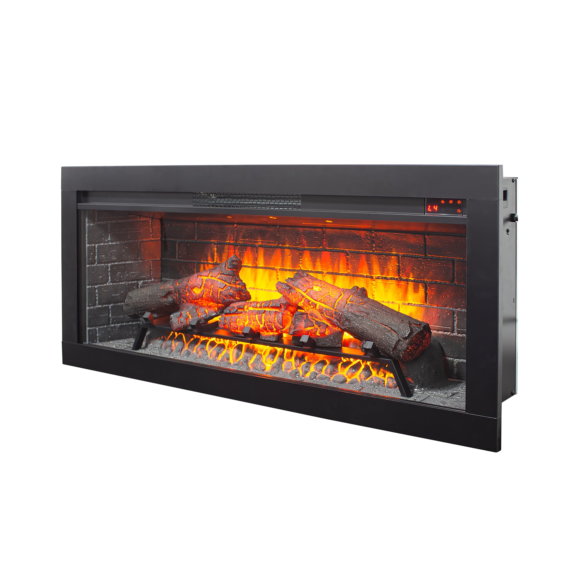 42 inch Infrared Electric Fireplace with Removable Trim kit Insert, Touch Panel Home Decor Heater - Grand Goldman Shop