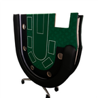 INO Design 94' Fodable Poker Table with Dealer Spot for 10 players, Green | Premium Home Decor - Grand Goldman