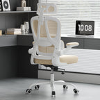 Ergonomic Office Chair, Desk Chair with Headrest and Lumbar Support, High Back Swivel Home Office Chair with Headrest for Hom