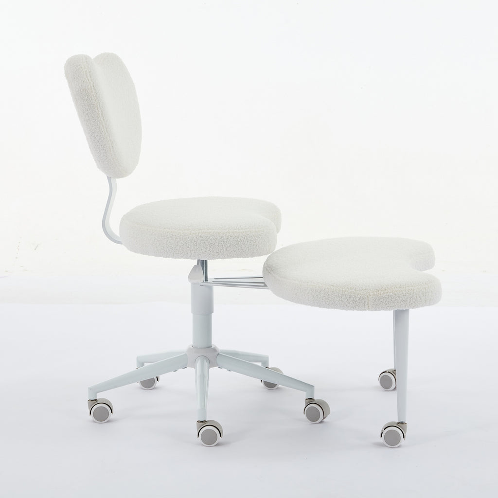 Meditation Chair Plus, Cross Legged Chair with Wheels, ADHD Chair, Criss Cross Desk Chair with Lumbar Support and Adjustable 