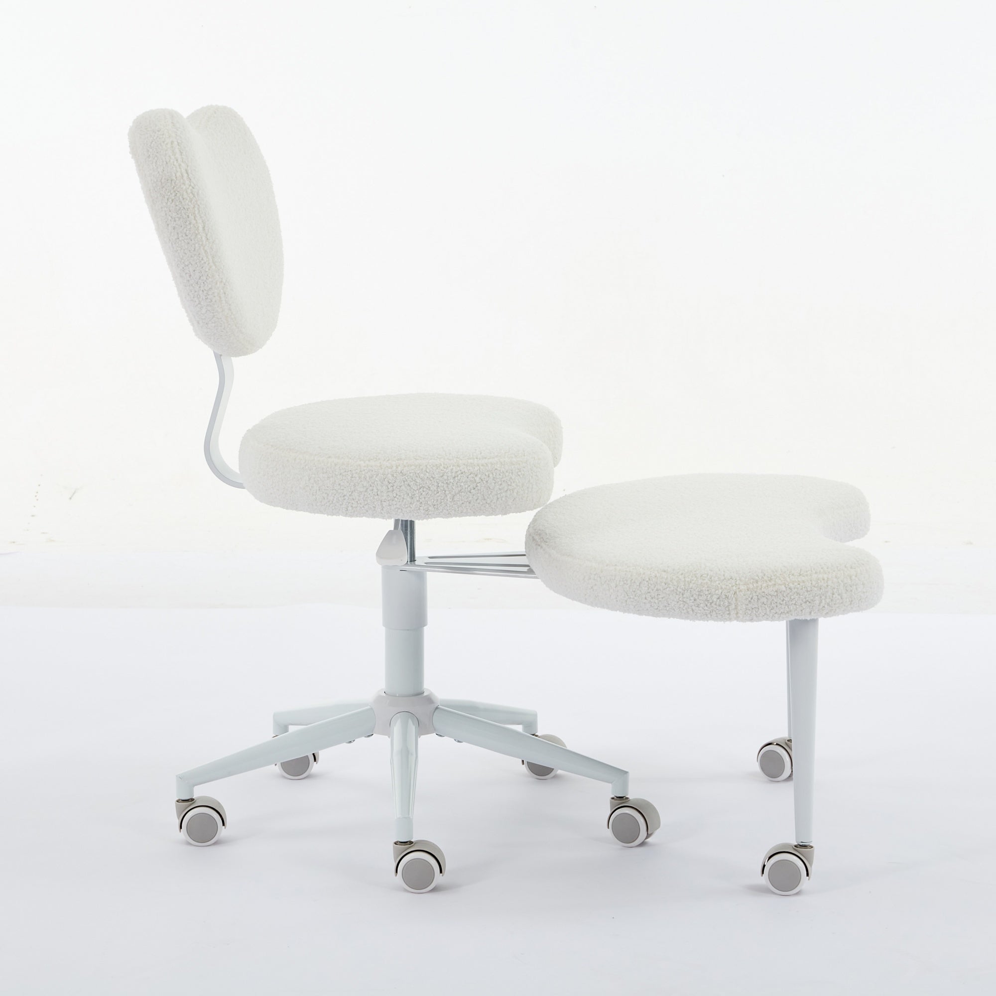 Meditation Chair Plus, Cross Legged Chair with Wheels, ADHD Chair, Criss Cross Desk Chair with Lumbar Support and Adjustable 