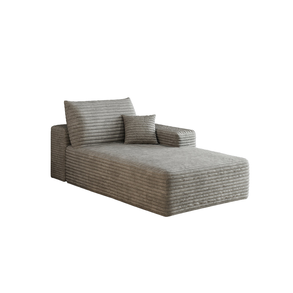 Y119-L-SLEEPER-GREY sofa left sleeper grey - Grand Goldman Shop