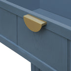 3-Drawer Cabinet for Bedroom, Living Room, or Study – Blue MDF American Furniture - Grand Goldman Shop