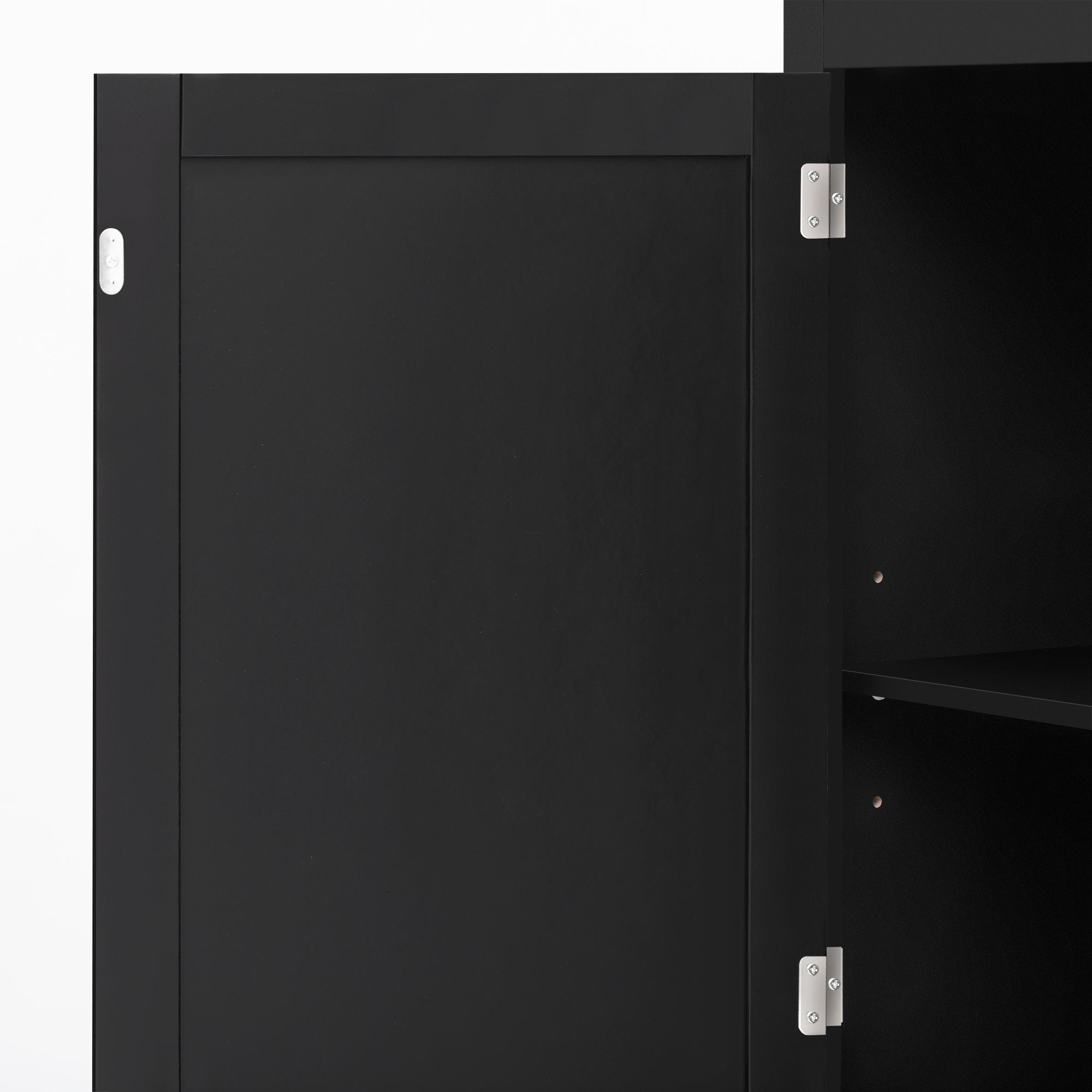 3-in-1 Hall Tree with Overhead Storage Cabinet, 3 Adjustable Side Shelves, 4 Heavy-Duty Hooks, 2 Spacious Drawers, Grooved Back Panel Design, Contrasting Seat Bench, Multifunctional Entryway Organizer - Grand Goldman Shop