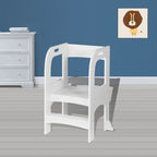Child Standing Tower, Step Stools for Kids, Toddler Step Stool for Kitchen Counter, White | Premium Home Decor - Grand Goldma