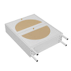 2 Door Shoe Rack, Rattan, Double Layer, Suitable for Living Room, Hallway - Grand Goldman Shop