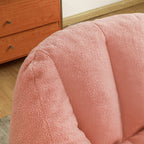 Comfy Bean Bag Chair with Memory Foam Filler – Tufted Soft Stuffed Bean Bag Sofa for Dorm, Apartment, or Living Room – Pink - Grand Goldman Shop