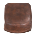 Set of 2 30' Dax Faux Leather Barstool Brown - Grand Goldman Shop