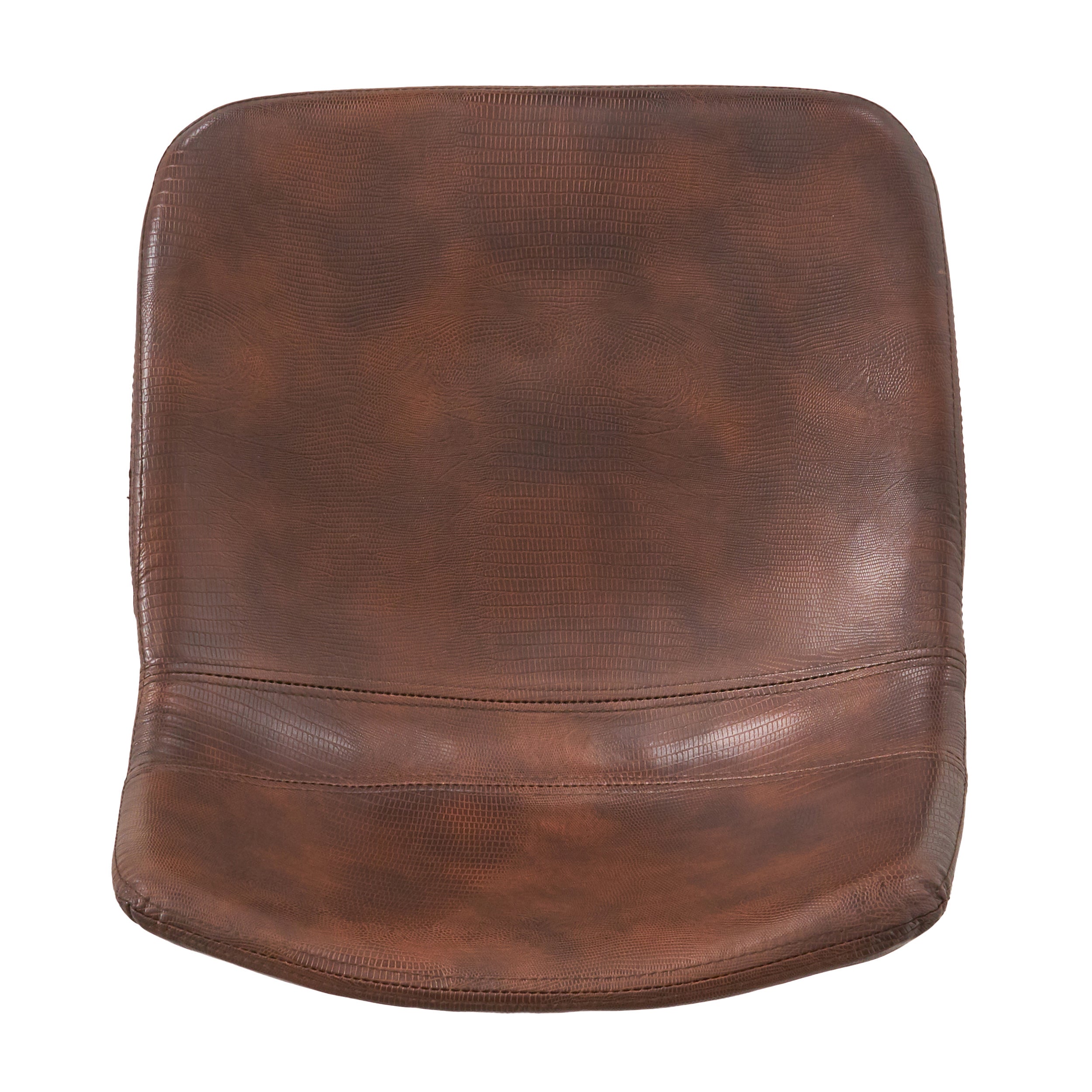 Set of 2 30' Dax Faux Leather Barstool Brown - Grand Goldman Shop