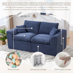 UNITED WE WIN Modular Sectional Sofa Cloud Couch,Comfy Cloud Modern Sofa,2 Seater with Cushion Covers Removable Furniture for Living Room Bedroom Apartments Dorms,No Assembly Required - Grand Goldman Shop