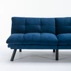 Navy Blue Convertible Folding Modern sofa Bed - Grand Goldman Shop