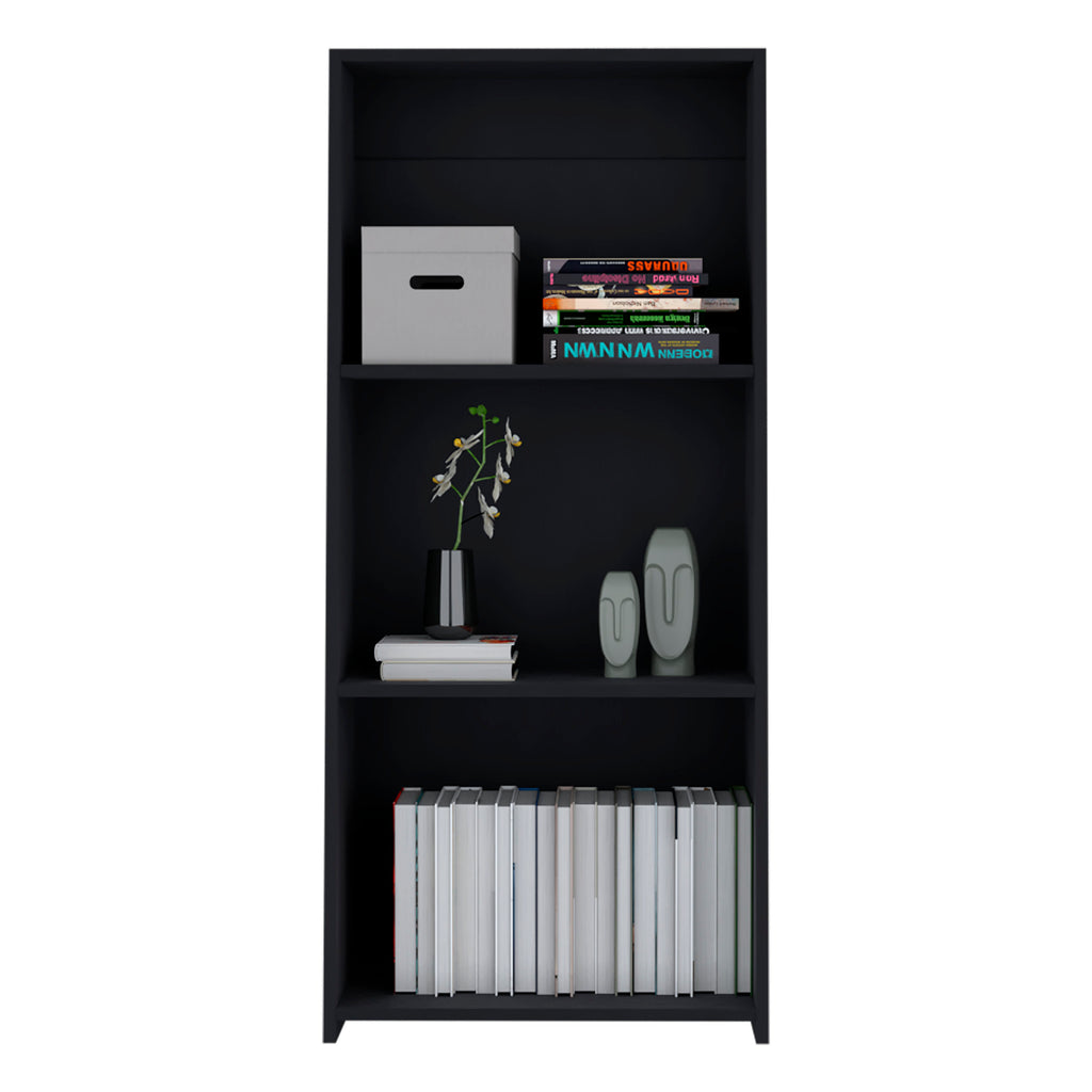Bookcase 47' H, 3 shelves, Black | Premium Home Decor - Grand Goldman