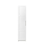 Stackable Wall Mounted Storage Cabinet, 15.75' D x 15.75' W x 70.87' H, White - Grand Goldman Shop