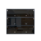 Black Glass Door Shoe Box Shoe Storage Cabinet  With RGB Led Light - Grand Goldman Shop