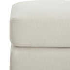 Upholstered Ottoman, Beige - Grand Goldman Shop