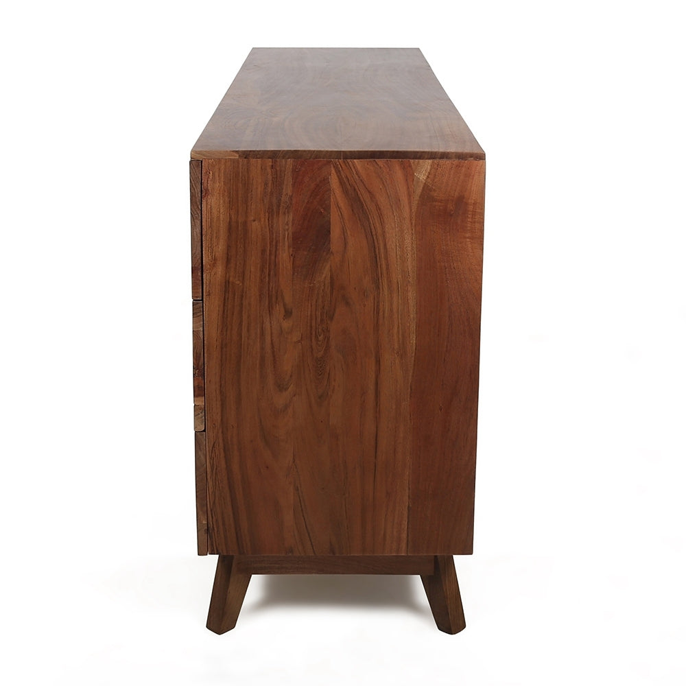 59x16.5x31' Sierra Six Drawer Sideboard, Wood Credenza/Cabinets/Chests/Nightstands - Grand Goldman Shop
