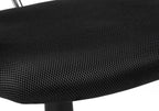 Office Chair, Adjustable Height, Swivel, Ergonomic, Armrests, Computer Desk, Work, Juvenile, Black Mesh, Black Metal, Contemp
